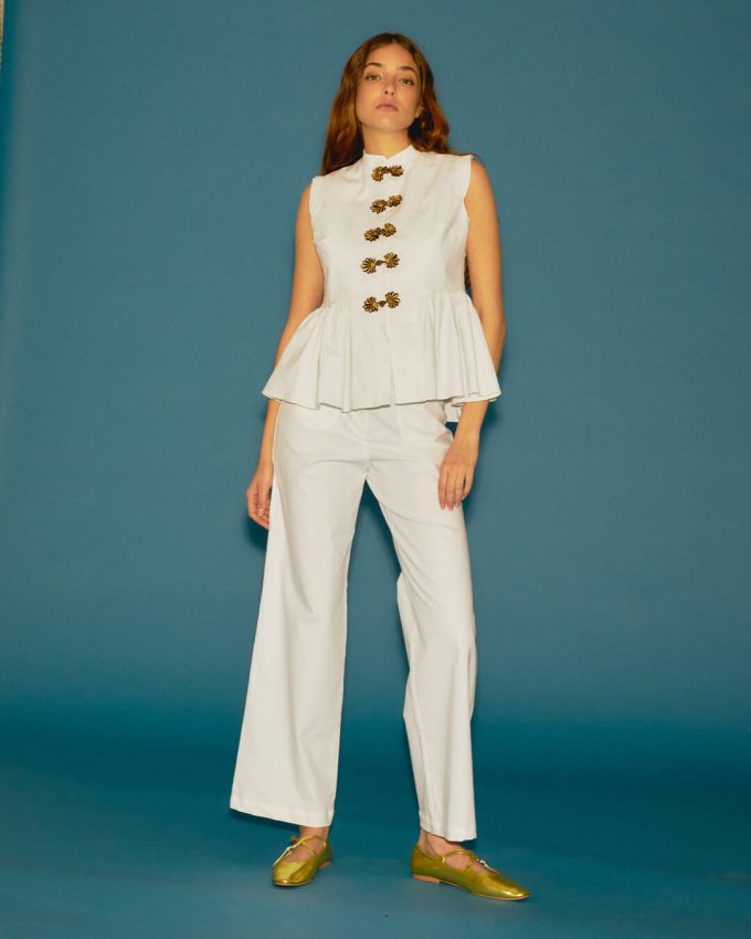 Shanghai Vest White