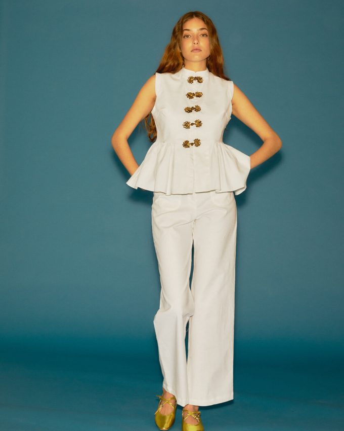 Shanghai Vest White