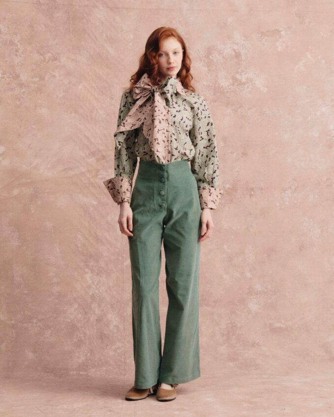 Cookie Velveteen Green