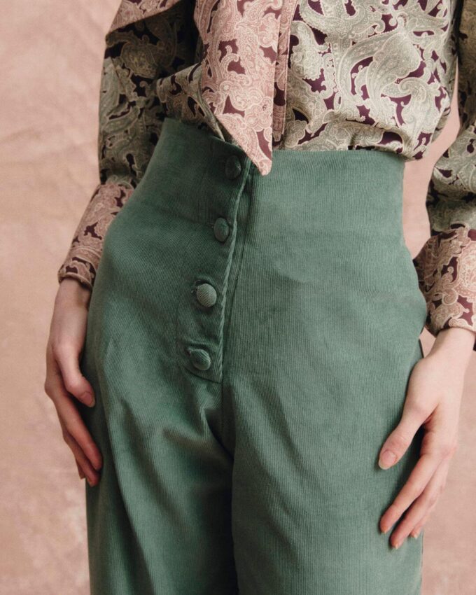 Cookie Velveteen Green