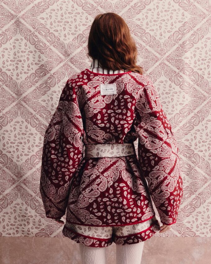 Ginger Paisley Red