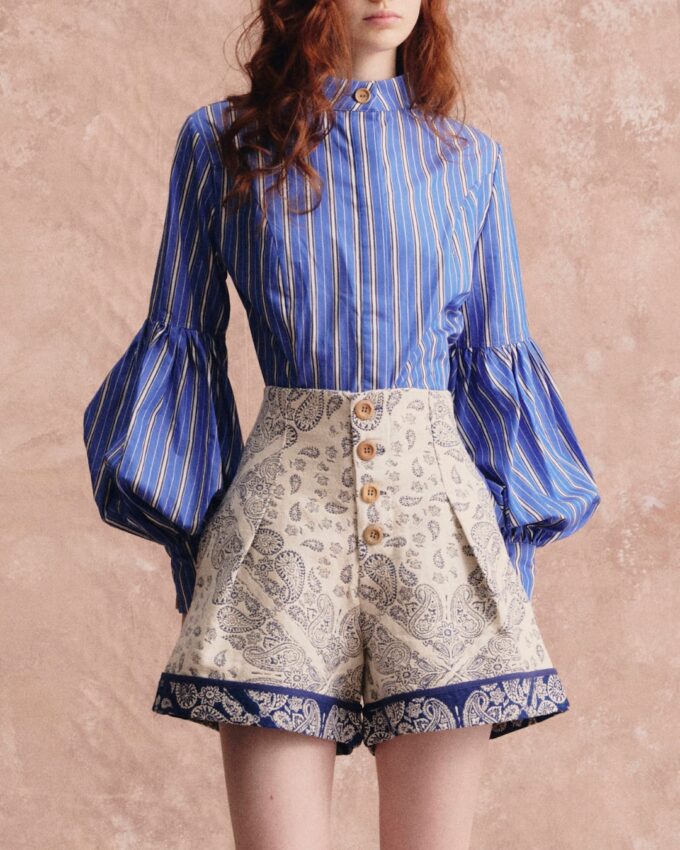 Penny Paisley Blue