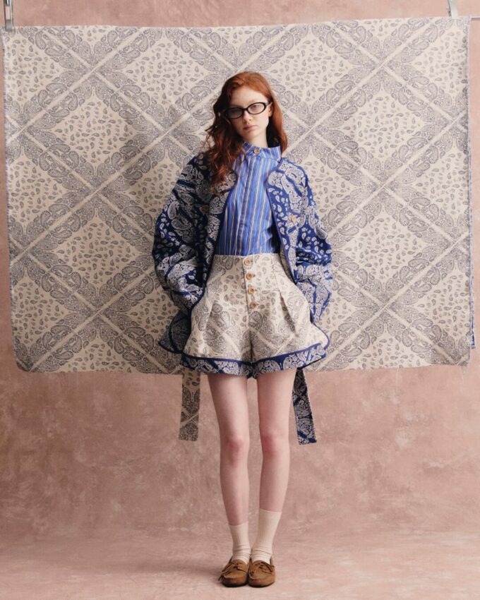Penny Paisley Blue