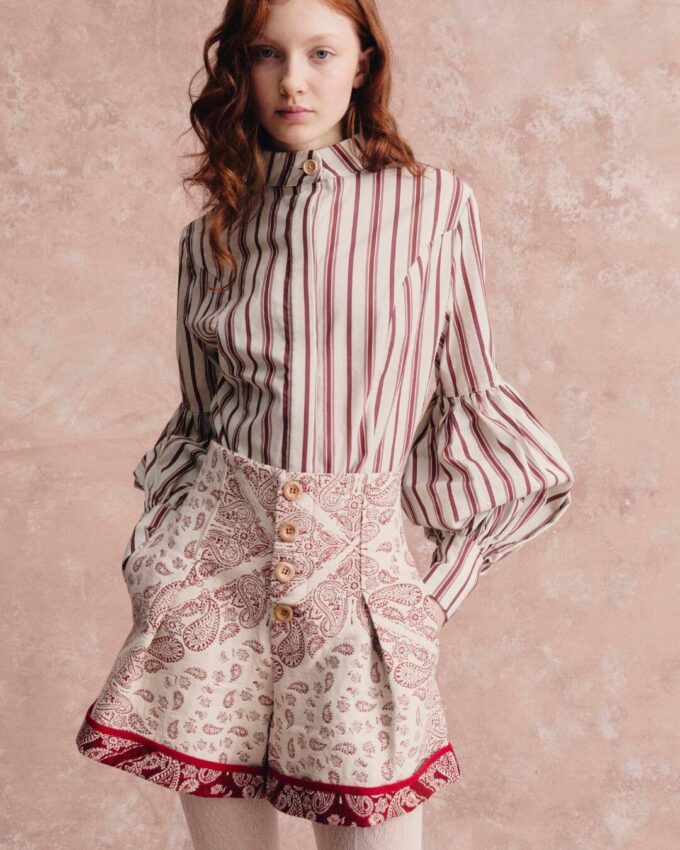Penny Paisley Red