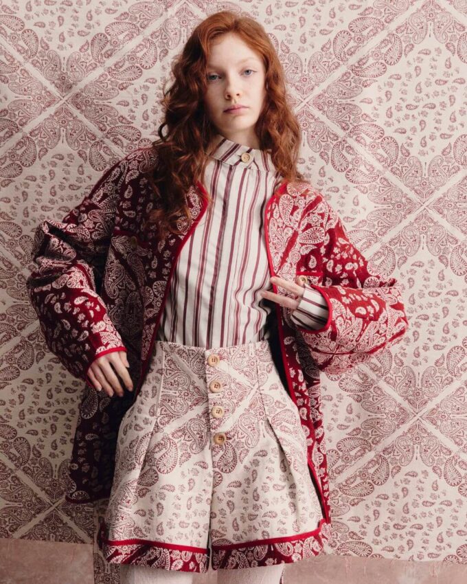 Penny Paisley Red